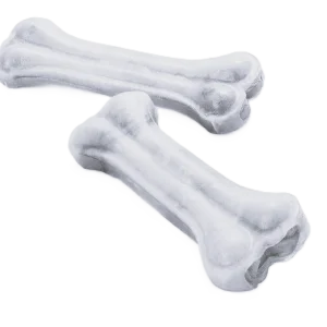 Hueso prensado de piel de buey para la higiene dental del perro