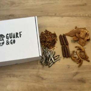 Caja Degustación talla mediana de snacks naturales para perros y gatos